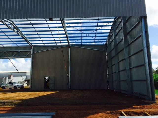 Custom Farm Shed erected in Bundaberg